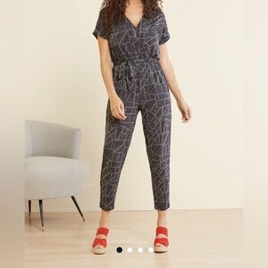 Peyton Jensen Klara Short sleeved Jumpsuit. NWT